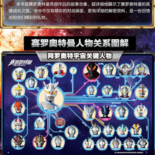 赛罗奥特曼英雄志 赛罗15周年成长全纪录 精彩故事+图鉴解密 海报 商品图7