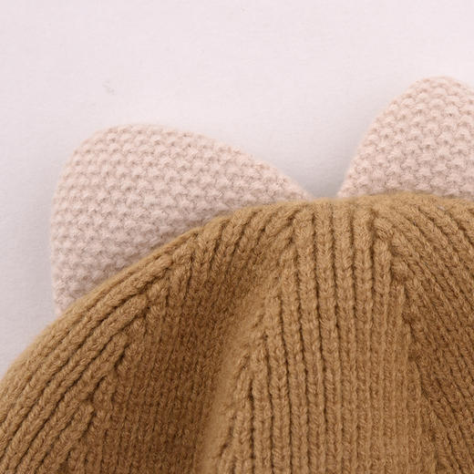 棉果果冬季护耳保暖帽子针织毛线帽M414400500080 商品图2