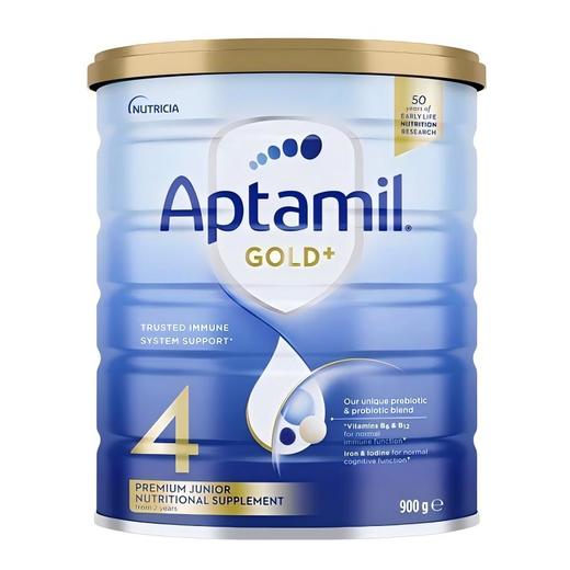 爱他美（Aptamil）金装澳洲版 儿童*奶粉 4段(24个月以上) 900g 新西兰原装进口 商品图0