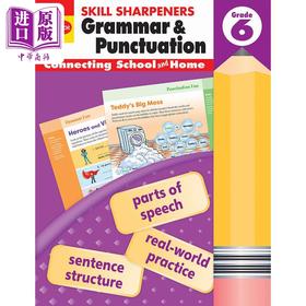 【中商原版】技能铅笔刀 语法与标点 六年级 Skill Sharpeners Grammar and Punctuation Grade 6 英文原版 小学课程 教材教辅
