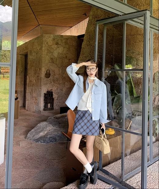 <曾小咸推荐>新品最最最后一波现货！卖完下架不再补！微信粉丝打折价！复古格子长短款半身裙 短裙日常129.99 立减60 秒杀69.99！！长裙日常169.99 立减80 秒杀89.99！！ 商品图1