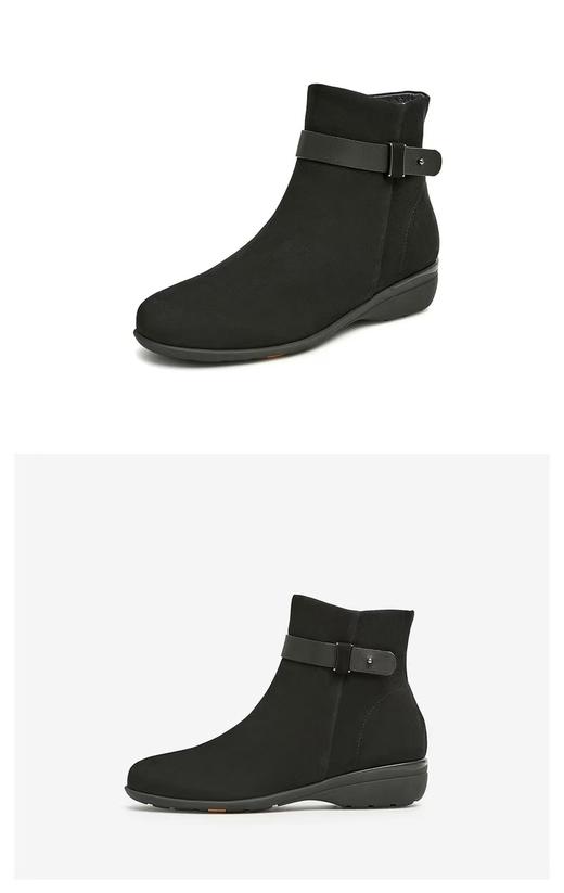 【内购会】Bata时装靴女冬商场新款磨砂牛皮软底通勤厚底短筒靴 商品图2