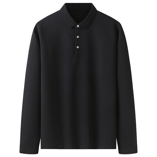 【羊毛】【新款DWP】大依优型大码长袖T恤Polo衫翻领男装加肥加大体恤大号上衣胖子内搭 商品图7