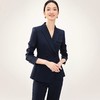 IWY/藏青色高级感女神范西装职业套装裙子两件套裙春秋季工作服23C480+23S366 商品缩略图1