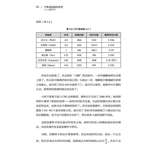 《不焦虑的数学思想：让人人都能开窍》 商品图5