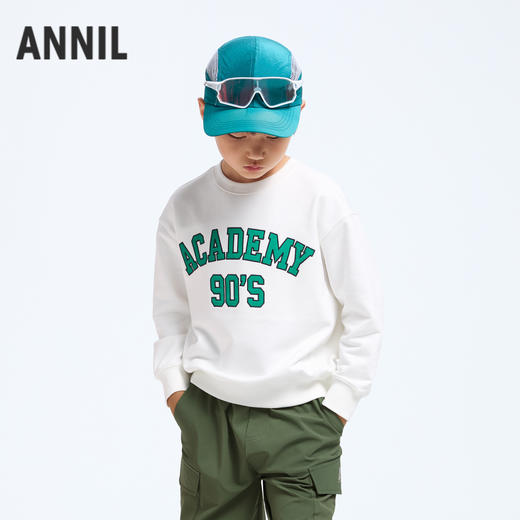男童圆领长袖卫衣秋季新款安奈儿童装EB431541 商品图2