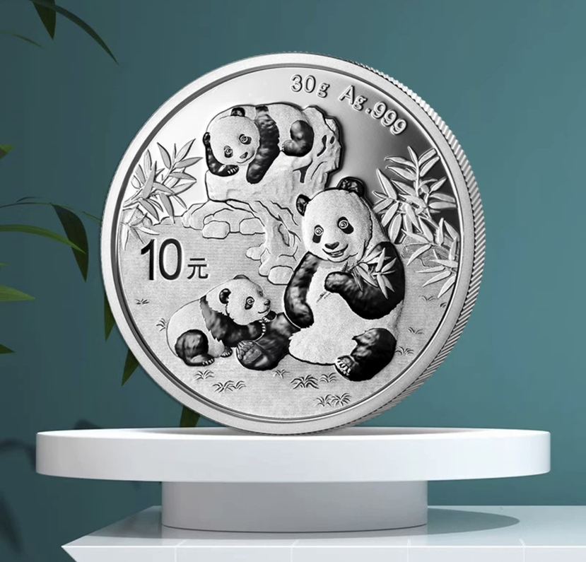 2025版熊猫30克银币