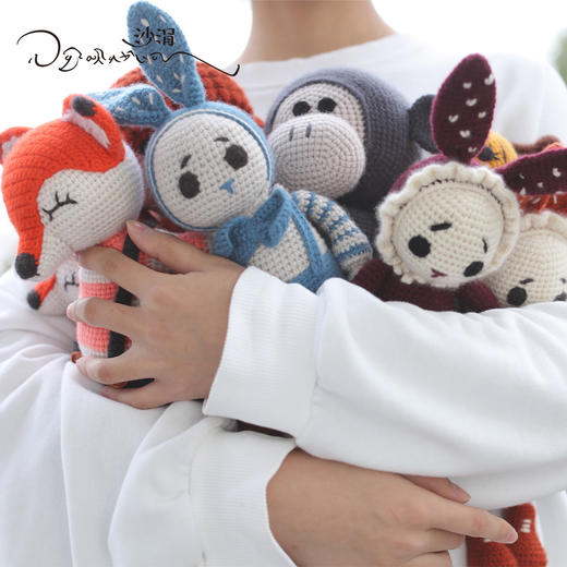 西藏残疾姑娘次仁片多治愈系手钩针玩偶 商品图3