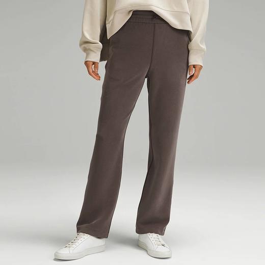 LULU家女士高腰雾面感砂洗弹力长裤 LW5FA1A 显瘦遮肉百搭直筒阔腿裤  商品图1