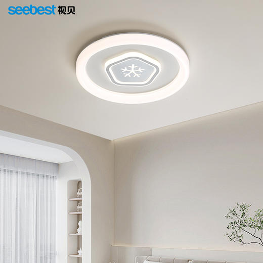 映雪-圆升级版-厚板卧室灯 商品图2