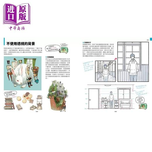 【中商原版】Tips 吉田诚治插画描绘技巧提升教学手册 港台艺术原版 吉田诚治 尖端出版社出版 绘画入门漫画教学 商品图3