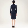IWY/藏青色高级感女神范西装职业套装裙子两件套裙春秋季工作服23C480+23S366 商品缩略图4