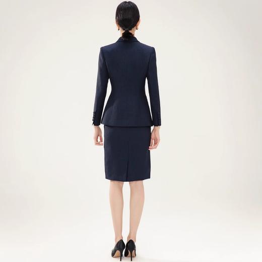 IWY/藏青色高级感女神范西装职业套装裙子两件套裙春秋季工作服23C480+23S366 商品图4