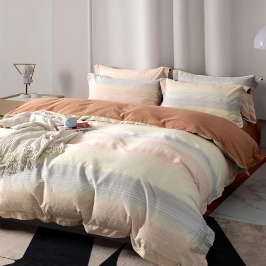 简色生活抗菌全棉四件套-耀·飞流千里（被套200*230、床单230*230、枕套：48*74cm）【分仓直发，72小时发货，周末节假日不发货】 商品图1