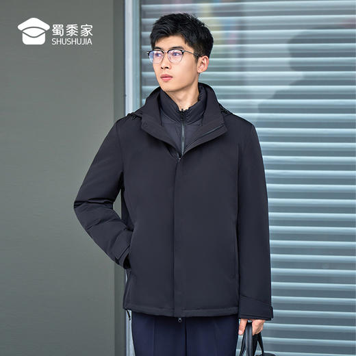 【三合一鹅绒服夹克】可拆卸内胆羽绒外套防风保暖休闲棉服YZ401 商品图8