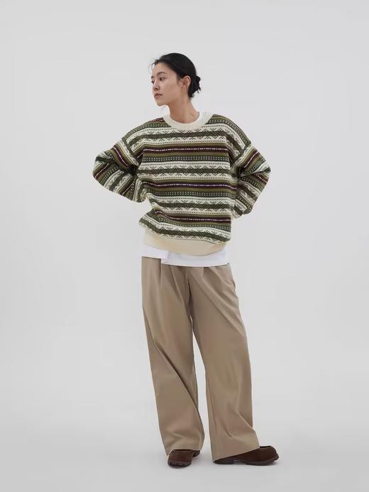 LIVINGTOWN/ LT费尔岛圆领毛衣 商品图3