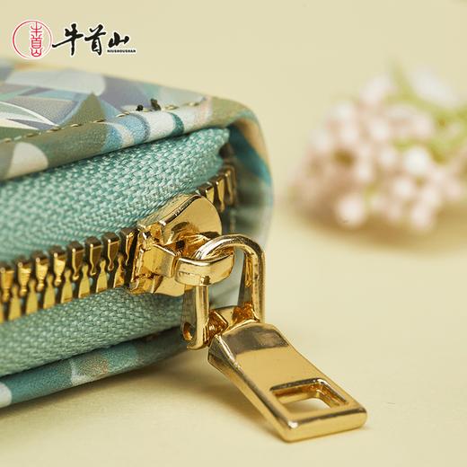 牛首山文创&LOQI联名卡包零钱包挂件PU迷你拉链钥匙包卡包二合一 商品图2