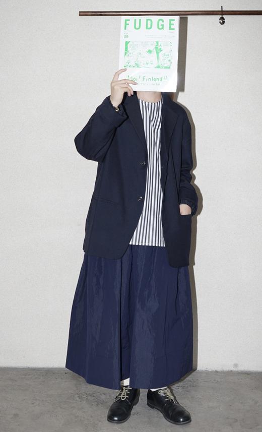 apuntob 羊毛混纺挺括感宽松半身裙 商品图6