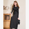 简约通勤套装女早春捏褶修身长袖针织衫搭半裙两件套V0042788 商品缩略图3