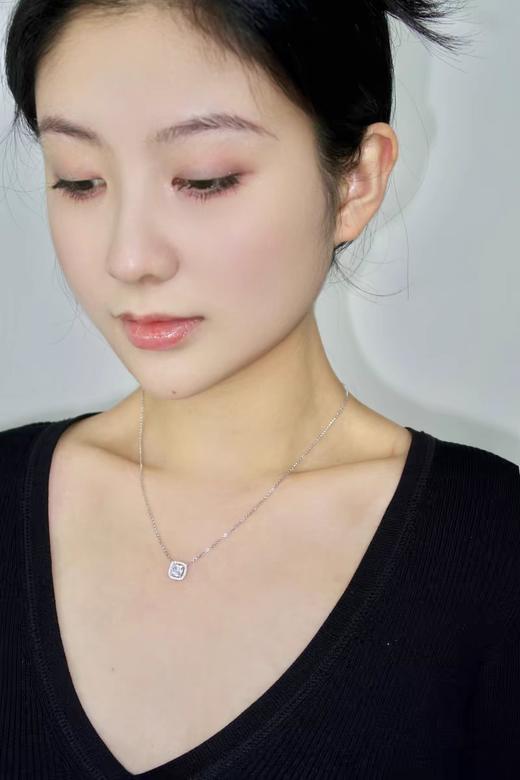 Ap*小号方钻项链，blingbling~ 商品图0