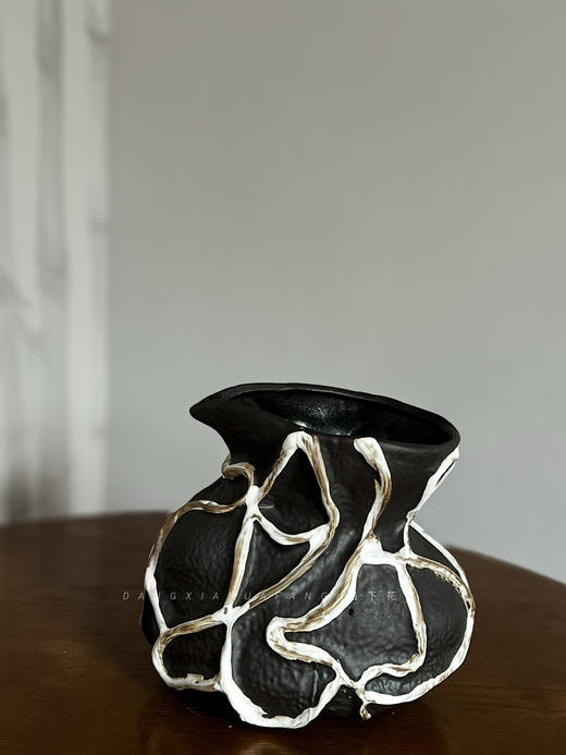 【钱袋子.陶瓷花瓶】1个/份 高约22cm上口径14cm肚径25cm（江西仓顺丰发货） 商品图7