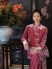 盛唐牡丹| 杨妃粉色丝绒花扣外套 商品缩略图0