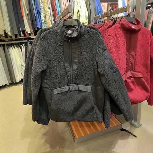 Under armour/安德玛 男士秋冬宽松仿羊羔绒立领半拉链抓绒外套 商品图0