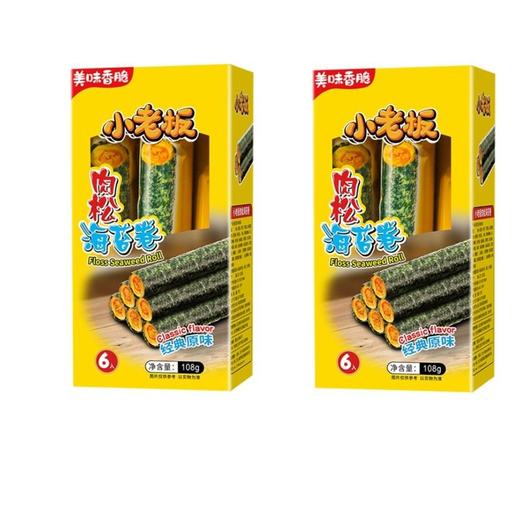 小老板 肉松海苔卷 108g/盒 商品图2
