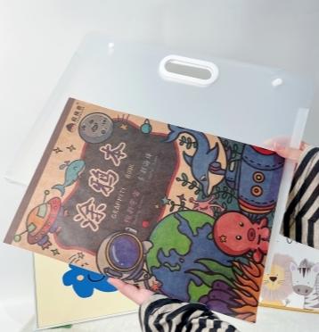 （两本装）8K加厚大开本涂鸦本30页一本（宇宙+海洋） 商品图1