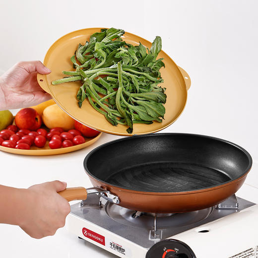 【保温菜罩！再晚也能享受可口的饭菜】家用餐桌饭菜保温罩菜罩食物罩多层透明防尘虫饭菜保温罩，双耳把手拿放方便。ry 商品图2