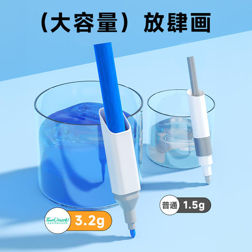 【盒装白杆】Touchmark泰驰马克酒精油性马克笔 学生专用速干可加墨 商品图2