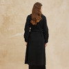 PH952斯尔丽24新款羊毛高支双面呢翻领直身显瘦通勤双排扣长款大衣 商品缩略图5