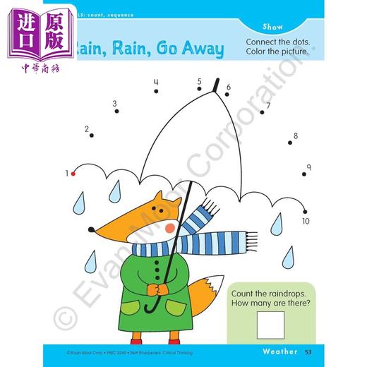 【中商原版】技能铅笔刀 批判性思维练习册 幼儿园小中班 SKILL SHARPENERS critical thinking Grade PreK 英文原版 幼儿启蒙 商品图3