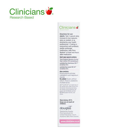 【香港直邮】新西兰进口Clinicians科立纯女性益生菌30粒 商品图2