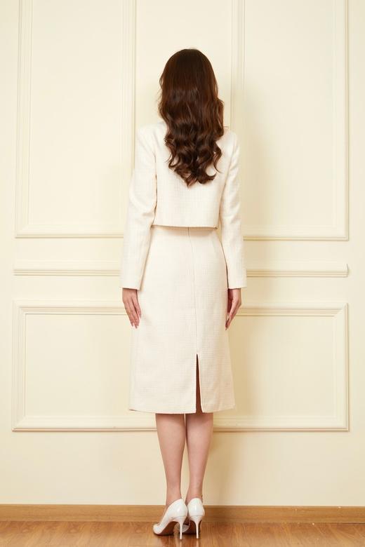 amadella 白色百搭小香风外套半裙套装 19020 商品图4