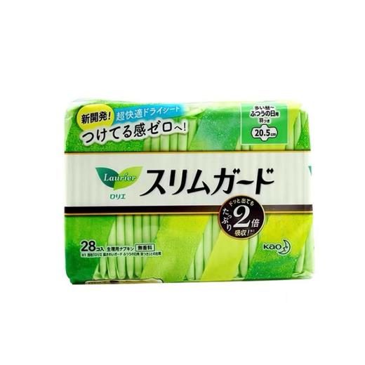 花王乐而雅零触感 超丝薄日用20.5cm进口卫生巾28片 商品图2