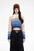 MEETLADY/米莱达 圆领短款渐变针织毛衣上衣 18988 商品缩略图0
