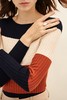 Kai & Kiera 时尚撞色简约百搭针织上衣 11070 商品缩略图3
