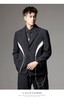 PINLI品立秋季新款黑白拼接撞色西装男明线高级休闲西服外套B243106035 商品缩略图7