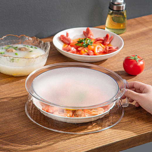 【厨房微波！多功能防溅罩】微波炉防溅盖耐高温碗盖子家用饭菜罩食品级塑料微波炉加热盖专用，可放入微波炉，加热食物。ry 商品图2