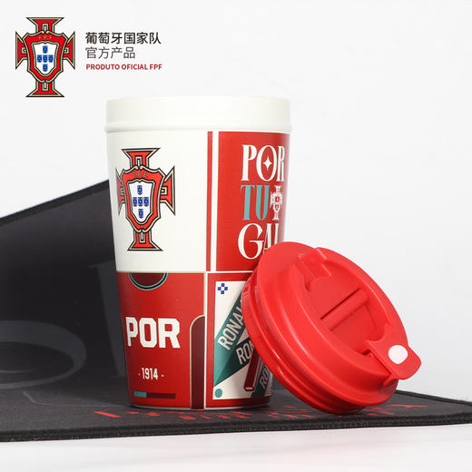 【官方正版】葡萄牙国 家队 | 主场球衣印号款咖啡杯随行杯球迷周边 商品图2