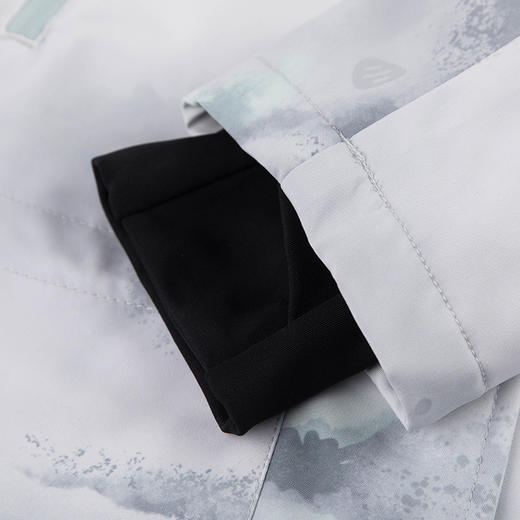 水孩儿童装秋冬新款女童三防加绒外套儿童山系印花风衣时尚上衣 商品图3