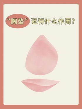  胸垫竟然还有这些作用？！ 