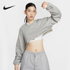 Nike/耐克卫衣女秋新款法式毛圈露脐短款上衣街舞套头衫FV7510-063 商品缩略图0