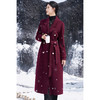 【山羊绒双面羊绒羊毛大衣】米思阳2025冬季法式赫本过膝风衣毛呢大衣厚外套4698 商品缩略图2