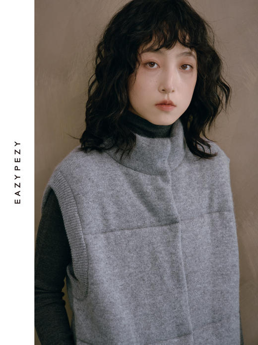 铂金2.0羊绒棉服马甲 商品图0