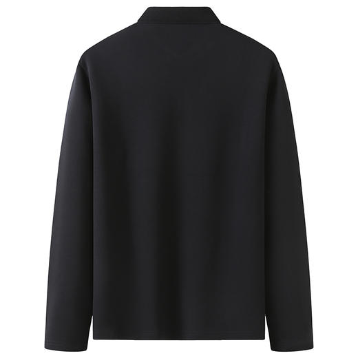 【羊毛】【新款DWP】大依优型大码长袖T恤Polo衫翻领男装加肥加大体恤大号上衣胖子内搭 商品图6