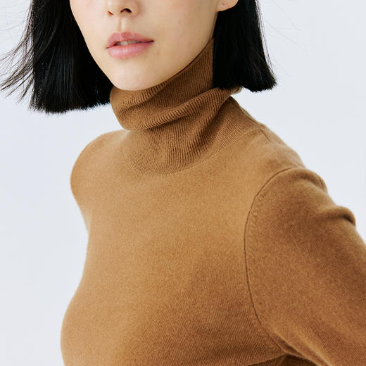 东黎 • 山羊绒女士秋冬高领套衫  17LS002 商品图8
