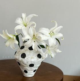 【斑斑点点A款.陶瓷花瓶】1个/份 高约28cm上口径12cm肚径24cm（江西仓顺丰发货）