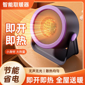 【急速温暖！寒冬无需瑟瑟发抖】新款暖风机家用取暖器办公室桌面小型电暖器学生宿舍礼品，上下90°调节，想暖哪就暖哪。ry